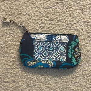 NWOT Vera Bradley Blue Floral Coin Purse